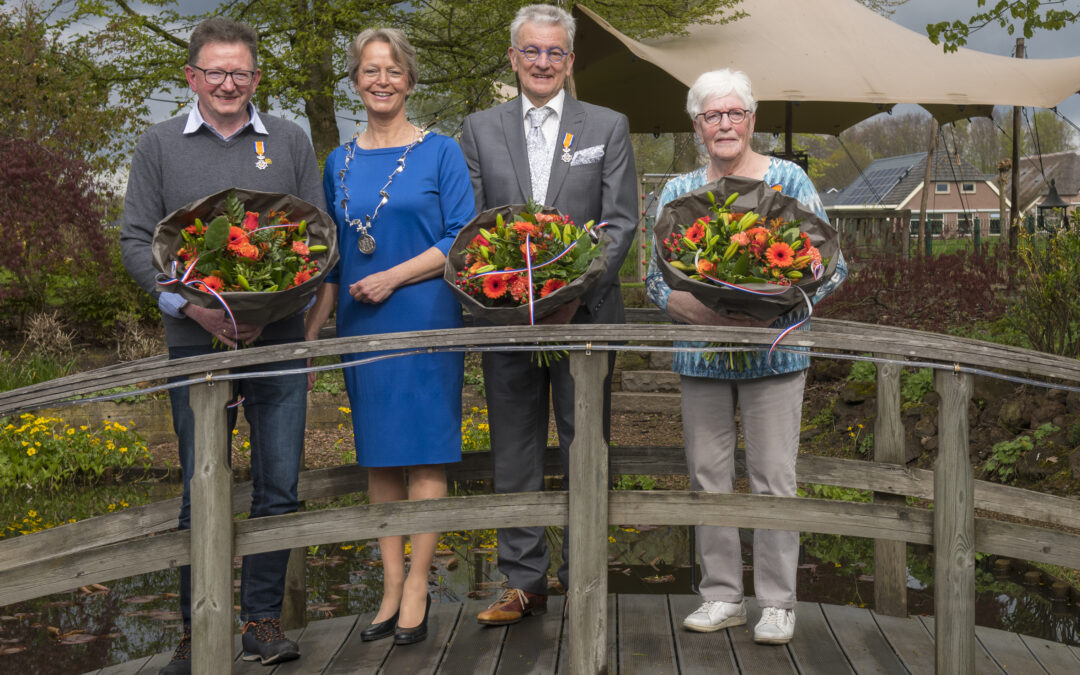 Vier Koninklijke Onderscheidingen in de gemeente Olst-Wijhe