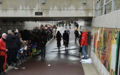 Feestelijke opening fietstunnel