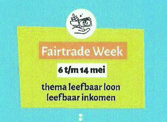 6 t/m 14 mei Fairtrade week